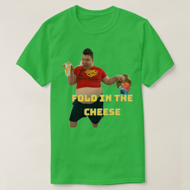T-shirt Plier dans le fromage 2 (Design devant)