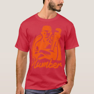 T-shirt Plomberie Plomber Vintage