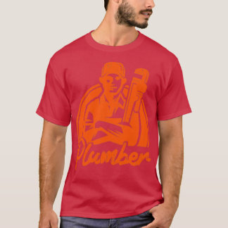 T-shirt Plomberie Plomber Vintage