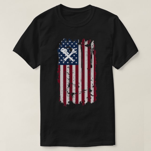T-shirt Plomberie Plomberie (Design devant)