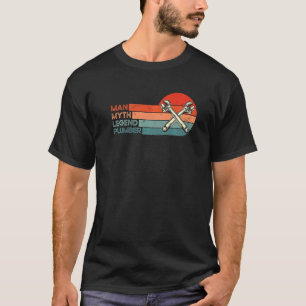 T-shirt Plomberie pour hommes dire tuyère et plomberie