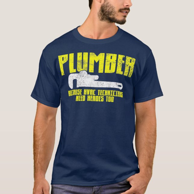 T-shirt Plomberie Vintage (Devant)