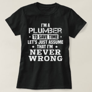 T-shirt plombier