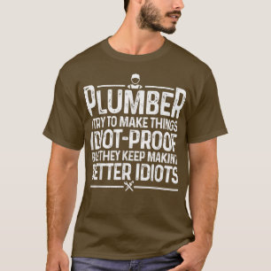 T-shirt Plombier drôle pour hommes femmes plomberie métier