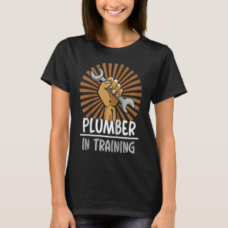 T-shirt Plombier en formation tuyauterie plomberie plombie