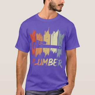 T-shirt Plombier vintage drôle