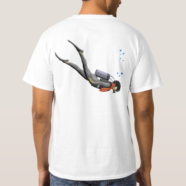 T-shirt Plongée à l'air d'homme (Dos)