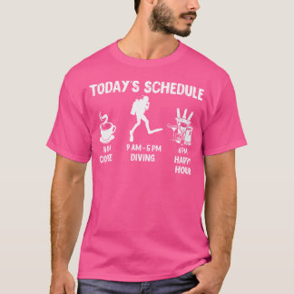 T-shirt Plongée À L'Horaire Du Jour