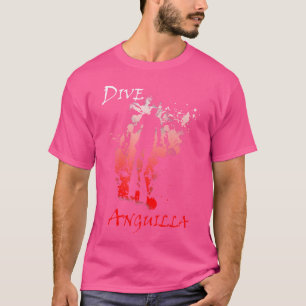 T-shirt Plongée Anguilla Anguilla West Indies Vacation Plo