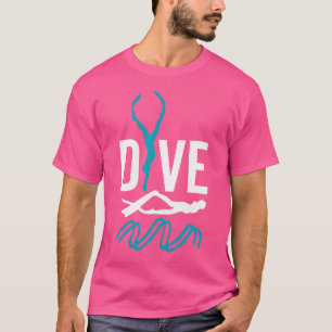 T-shirt Plongée Apnée Plongée Libre Snorkeling Dive Gif