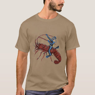 T-shirt Plongée au homard épineux avec plongée sous-mar