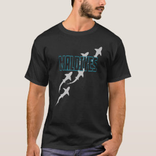 T-shirt Plongée avec requin Maldives Plongée avec requins 