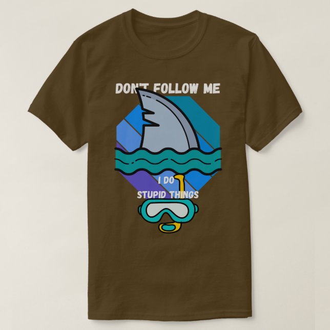 T-shirt Plongée avec requins (Design devant)