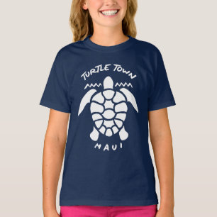 T-shirt Plongée Avec Tortues De Mer - Turtle Town Maui