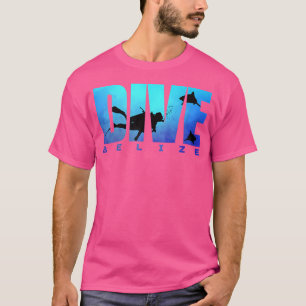 T-shirt Plongée Belize Sharks Plongée Planche Reef Freediv