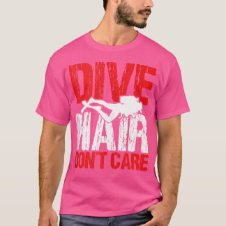 T-shirt Plongée Cheveux Ne Se Souvient Pas Drôle Plongeur