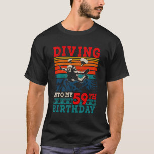 T-shirt Plongée Dans Mon 59E Skydiving