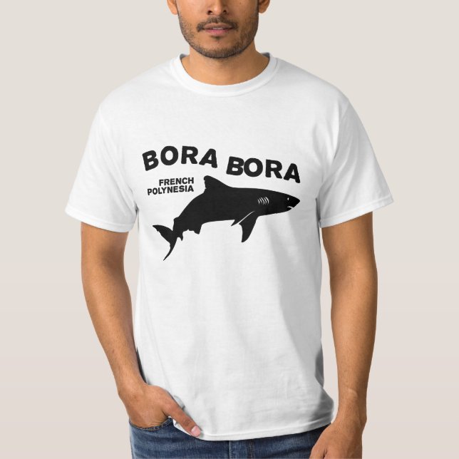 T-shirt Plongée De Requin À Bora Bora (Devant)
