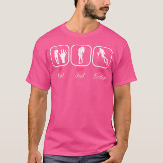 T-shirt Plongée Drôle Pour Plonger Hommes Mauvais Excellen