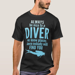 T-shirt Plongée en Apnée Papa Maman Humour Soyez Toujours