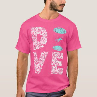 T-shirt Plongée en intérieur Skydiver Wind Tunnel Vol Wing