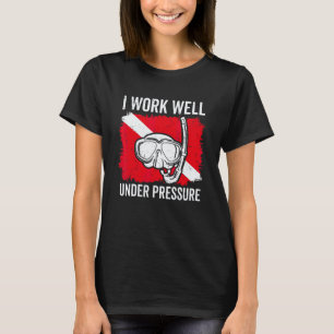 T-shirt Plongée en scaphandre autonome Drapeau de plongeur
