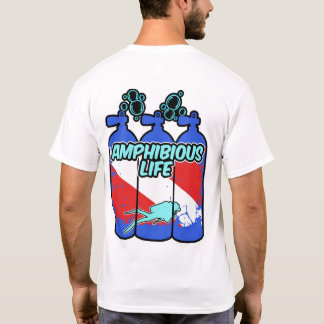 T-shirt Plongée en scaphandre autonome Vie amphibie