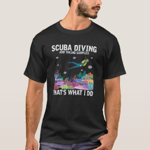 T-shirt Plongée en scaphandre futur biologiste marin scien