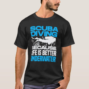 T-shirt Plongée en scaphandre parce que Plongeur en scap