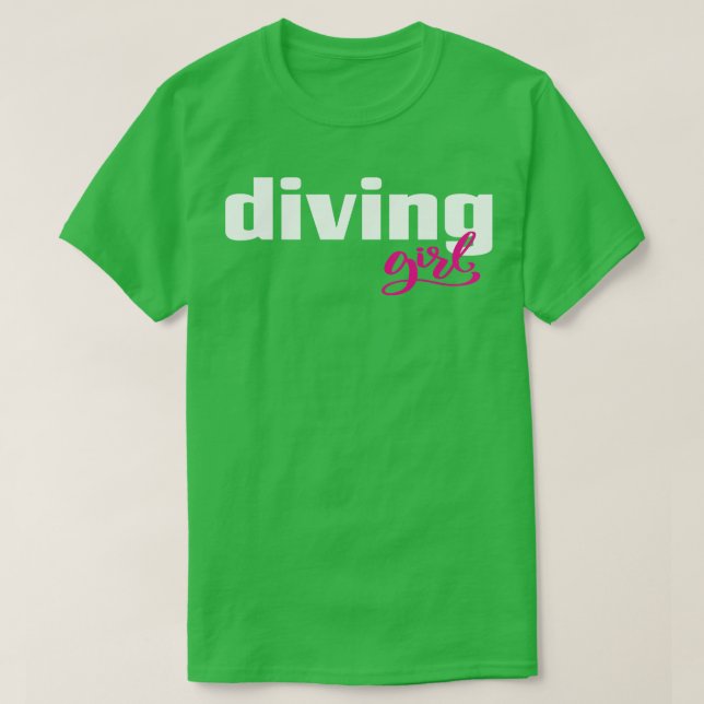 T-shirt Plongée Girl Sport 1 (Design devant)