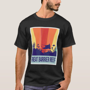 T-shirt Plongée Great Barrier Reef Souvenir Australie Plon