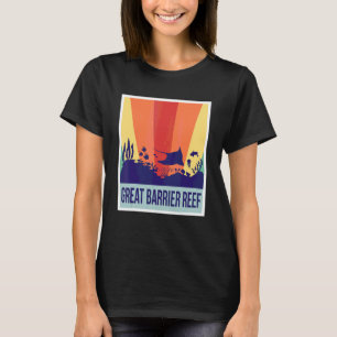 T-shirt Plongée Great Barrier Reef Souvenir Australie Plon