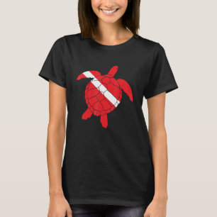 T-shirt Plongée incroyable Plongeur sous l'eau Drapeau Tor