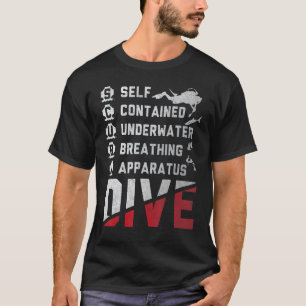 T-shirt Plongée incroyable sous l'eau Plongée en scaphandr