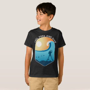 T-shirt Plongée Libre Et Plongée Plongée Plongée Libre