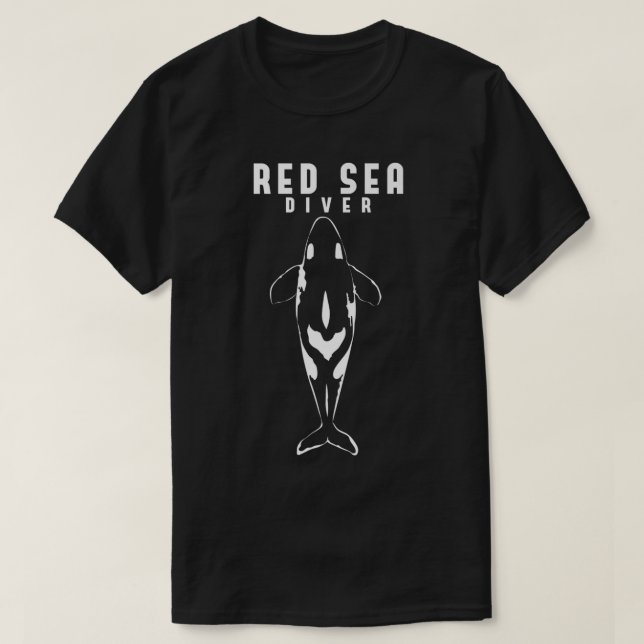 T-shirt Plongée Orca Whale Egypt Red Sea Diver Scuba Premi (Design devant)