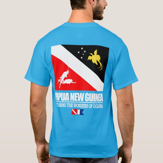 T-shirt Plongée Papouasie-Nouvelle-Guinée (sq) (Dos)