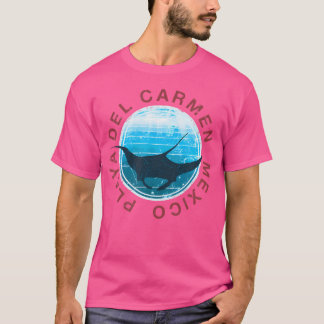 T-shirt Plongée Playa Del Carmen Mexique Plongée Manta
