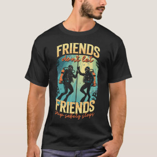 T-shirt Plongée Plongée en Apnée Sécurité Passer