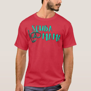 T-shirt Plongée plongée Mama Maman Plongée Plongée Mère Pl