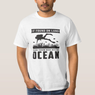 T-shirt Plongée Plongée Plongée Plongée Mer Plongée drôle 