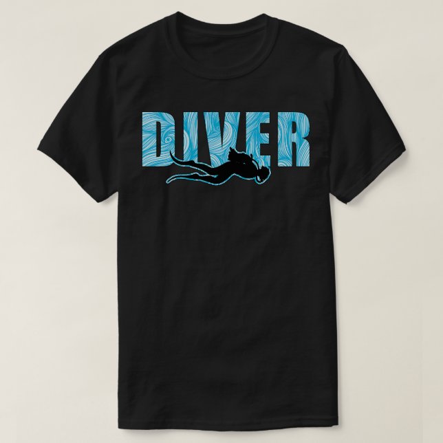 T-shirt Plongée plongée plongée plongée plongée (Design devant)