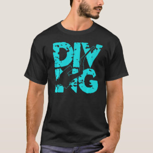 T-shirt Plongée Plongée Sports Nautique Plongée Océan Mer 
