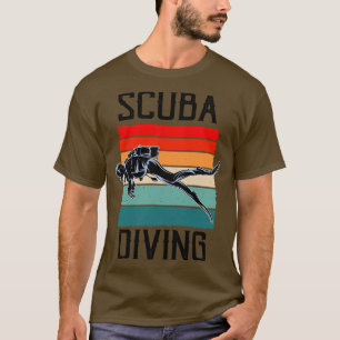 T-shirt Plongée Plongée Vintage Plongée sous-marine plongé