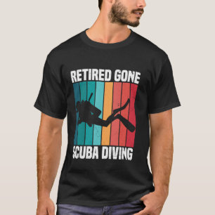 T-shirt Plongée Scuba Retraité Papa Retraité Hommes Retrai