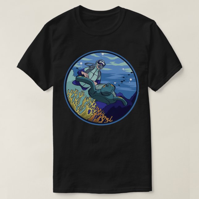 T-shirt Plongée sous-marine 34 (Design devant)