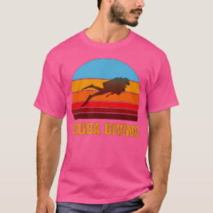 T-shirt Plongée sous-marine au coucher du soleil
