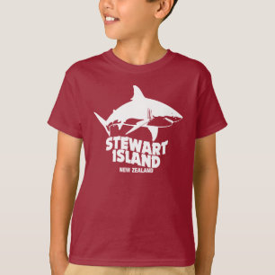 T-shirt Plongée sous-marine avec requins - Stewart Island