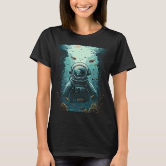 T-shirt Plongée sous-marine en mer profonde