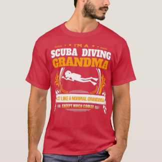 T-shirt Plongée sous-marine Grand-mère Cadeau de Noël ou A